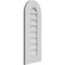 Ekena Millwork Round Top Surface Mount PVC Gable Vent: Non-Functional, w/ 3-1/2"W x 1"P Standard Frame, 12"W x 30"H GVPRT12X3001SN - alternate 4